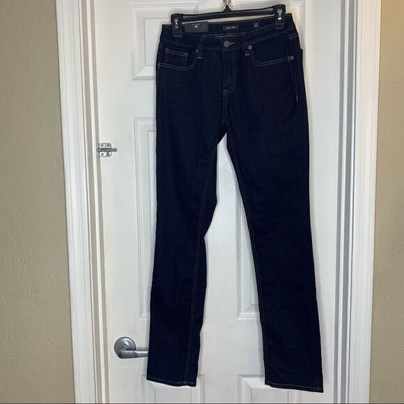 Miss Me Dark Blue Straight Leg Jeans Size 26 - Picture 1 of 10